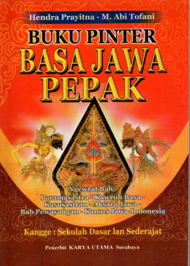 BUKU PINTER BASA JAWA PEPAK